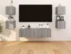 TV-Wandschränke 4 Stk. Grau Sonoma 30,5x30x30 cm Produktbild-Vorschau 5
