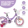 HILAND Petal 12 Zoll Kinderfahrrad für Mädchen ab 2 3 4 5 Produktbild-Vorschau 2