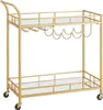 Chariot De Bar - Leobert - Doré - 86 X 38 X 90 Cm Voir les images du produit 1