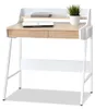 Scrivania minimalista RENO - bianco / rovere sonoma Anteprima dell’immagine prodotto 1