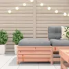 Design Gartenhocker 62x63,5x32 cm Massivholz Douglasie, Produktbild-Vorschau 3