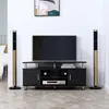 HOMCOM Mobile Porta TV Classico da Soggiorno con 2 ripiani Anteprima dell’immagine prodotto 2