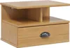 vidaXL Nachttisch HILL Honigbraun 40 x 31 x 27 cm Massives Produktbild-Vorschau 2
