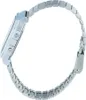 A side view of a silver digital watch with a metal band. Produktbild-Vorschau