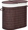 Panier à linge HOMCOM, 100 L, avec couvercle, 2 sacs à Voir les images du produit 1