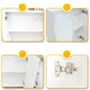 Spiegelschrank Weisser Badezimmerspiegelschrank mit Produktbild-Vorschau 3