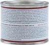 A close-up view of a metal can with product information and instructions printed on it. Produktbild-Vorschau