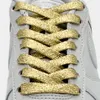 Lacets plats Glitter Lacets Mode Costume Argent Multicolore Voir les images du produit 2