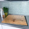 Spritzschutz Herdabdeckplatte Schneidebrett aus Glas Holz Produktbild-Vorschau 2
