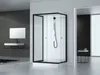 Dusche Komplett MARWELL Komplettdusche Fertigdusche Black Produktbild-Vorschau 1