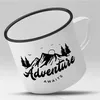 Huuraa Emaille Tasse Adventure awaits Geschenk Kaffeebecher Produktbild-Vorschau 2