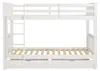 Homestyle4u Etagenbett 90x200 für Kinder 2 Matratzen Produktbild-Vorschau 20