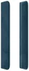 vidaXL Kopfteil mit Ohren Dunkelblau 203x16x118/128 cm Samt Produktbild-Vorschau 4