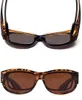 GKA Überzieh Sonnenbrille für Brillenträger braun Fit Over Produktbild-Vorschau 6