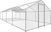Enclos à poules 24 m² parc grillagé 8 x 3 x 2 M acier Voir les images du produit 1