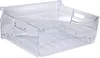 A clear plastic crisper drawer from a refrigerator, shown at an angle against a white background. Náhľad obrázku produktu
