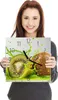 Wanduhr aus Glas mit Motiv Kiwi Spritzer- 30 x 30 cm - Produktbild-Vorschau 4