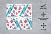 MuchoWow® Mauspad Mousepad Wintersport - Schnittmuster - Produktbild-Vorschau 2
