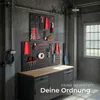 tectake® Werkzeuglochwand Jonah fünfteilig Belastbarkeit 4 Produktbild-Vorschau 6