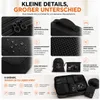 8er Set Kofferorganizer schwarz Packtaschen mit Produktbild-Vorschau 6