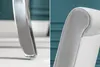 A split image showing a close-up of a chair leg and a close-up of the upholstered back of a chair. Náhled obrázku produktu