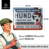 LANOLU Schild Hunde kacken verboten, lustiges hier ist kein Produktbild-Vorschau 3