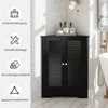 COSTWAY Badezimmerschrank Ecke, Eckschrank Bad mit 2 Produktbild-Vorschau 7