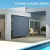 Outsunny Klemmmarkise mit Handkurbel höhenverstellbar Produktbild-Vorschau 7