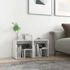 vidaXL Nachtkastjes, 2 stuks, hoogglanzend wit, 40x30x40 Productafbeelding-voorbeeld 1