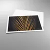 Poster - Poster ohne Rahmen - Blatt golden schwarz - Produktbild-Vorschau 3