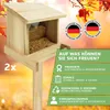 TTL GARDEN Vogelfutterhaus BUS STOP 2er Set – Vogelhaus Produktbild-Vorschau 3