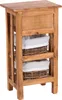 TELEFONTISCH "RATTAN 70" | 70x38x28cm (HxBxT), Mahagoni | Produktbild-Vorschau 3