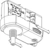 A line drawing of a multi-adapter for a 3-phase power track. Produktbild-Vorschau
