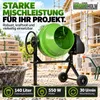 Betoniarka 140 l Pojemność 550 W 30 obr./min Koła zębate z Podgląd zdjęcia produktu 7
