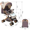 Poussette pliable dossier réglable 0-6 ans avec habillage Voir les images du produit 11