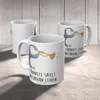 Mr. & Mrs. Panda Tasse Trompete Freude - Weiß - Geschenk, Produktbild-Vorschau 5