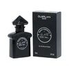A black perfume bottle and its matching black box are displayed on a white background. Produktbild-Vorschau