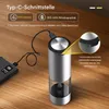 Salz-/Pfeffermühle elektrisch, Edelstahl Salzmühle, Salz Produktbild-Vorschau 6