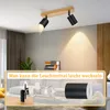 ZMH reflektor sufitowy czarny 2 płomienie - lampa kuchenna Podgląd zdjęcia produktu 5