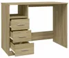 vidaXL Schreibtisch mit Schubladen Sonoma-Eiche 102x50x76 Produktbild-Vorschau 1