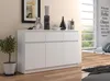 Kommode AKORD K140 Weiß 138 cm 3 Türen 3 Schubladen 6 Produktbild-Vorschau 5