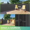 Yakimz PVC Sichtschutzzaun Sichtschutzmatte Gartenzaun Produktbild-Vorschau 6