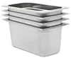 vidaXL Gastronormbehälter 4 Stk. GN 1/3 150 mm Edelstahl Produktbild-Vorschau 8