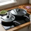 Vilde | Poêles 2 pcs avec couvercles en verre - Ø 24/32 cm Voir les images du produit 2