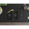 Mexen Gaspar 1,5-Becken-Granitspüle mit Abtropffläche und Produktbild-Vorschau 4