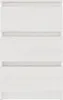 Maison Exclusive - Nočné stolíky 2 ks. Biela 40x29,5x64 cm Náhľad obrázku produktu 3