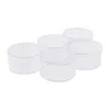 A group of clear plastic containers arranged on a white background. Podgląd zdjęcia produktu