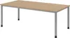 bümö Schreibtisch Serie-H - Gestell: Silber, Größe:  200 x Produktbild-Vorschau 1