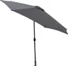 DEGAMO Marktschirm 300cm grau knickbar, mit Kurbel, Produktbild-Vorschau 2