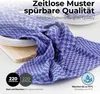 Kissen Samt huelle Ostrich Federverzierung Rosa Grau Produktbild-Vorschau 6